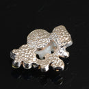 10 Pieces Retro Bee Pearl Rhinestone Flatback Button Scrapbooking Embellishments