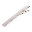 20 Pieces 76mm Flat Square Single Prong Alligator Barrette Hair Clip Blanks Findings