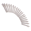20 Pieces 76mm Flat Square Single Prong Alligator Barrette Hair Clip Blanks Findings