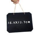 5 Pieces Mini Chalkboard Place Cards Hanging Blackboard Wedding Party Table Number Fun Plaque Kithcen Gift Home Note Memo