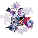 36 Pieces Galaxy Color Stickers Decals for Car Laptop Skateboard Guitar Bicycle