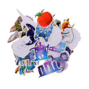 35 Pieces Galaxy Color Animal Stickers Laptop Car Skateboard Luggage Car Decals