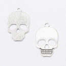 9 Piece Vintage Skeleton Skull Shape Pendant Charms Halloween Jewelry Making Findings Accessories