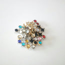 50 Pieces Claw Rhinestone Crystal Flatback Beads for DIY Claw on Clothes Bag Bracelet Decoration 6mm