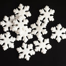 10 Pieces 15cm White Snowflake Styrofoam Ornaments for Party Decor DIY Kid Craft