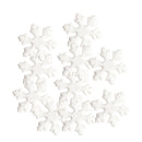 10 Pieces 15cm White Snowflake Styrofoam Ornaments for Party Decor DIY Kid Craft