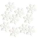 10 Pieces 15cm White Snowflake Styrofoam Ornaments for Party Decor DIY Kid Craft