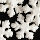 10 Pieces 15cm White Snowflake Styrofoam Ornaments for Party Decor DIY Kid Craft