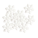 10 Pieces 15cm White Snowflake Styrofoam Ornaments for Party Decor DIY Kid Craft