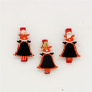 20 Pieces Wooden Pegs Clips Tree Card Holder Craft Clothespin Christmas Supplies