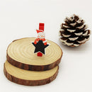 20 Pieces Christmas Santa Claus Snowman Wood Clips Pegs Clothespins Xmas Decoration