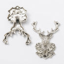 6 Pieces Vintage Deer Charms Dangle Beads Pendants for Bracelet Jewelry Making