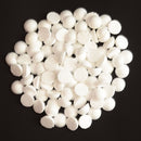 100 Pieces White Half Round Solid Styrofoam Foam Balls Christmas Decoration Ornaments for DIY Modeling Crafts Kids Crafts 30mm