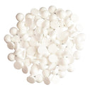 100 Pieces White Half Round Solid Styrofoam Foam Balls Christmas Decoration Ornaments for DIY Modeling Crafts Kids Crafts 30mm