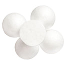 5 Pieces 120mm Half Round Polystyrene Styrofoam Foam Ball Christmas Ornaments Solid Spheres for Wedding DIY Modelling Craft