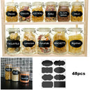 8 Shapes 80 Pieces Chalkboard Stickers for Labeling Jars, Parties, Craft Rooms, Weddings and Organize Your Home & Kitchen