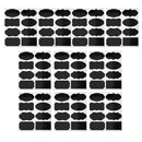 8 Shapes 80 Pieces Chalkboard Stickers for Labeling Jars, Parties, Craft Rooms, Weddings and Organize Your Home & Kitchen
