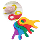Pack of Multicolor Thread String Winding Boards DIY Plastic Sweater Knitting Handmade Sewing Tool