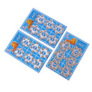 108 Pieces 8/10/12mm Metal Sew on Snap Fasteners Press Stud Popper Buttons Sliver