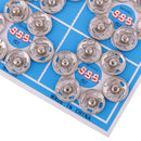108 Pieces 8/10/12mm Metal Sew on Snap Fasteners Press Stud Popper Buttons Sliver