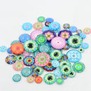 20 Pieces 12mm Glass Flatback Cabochons DIY Accessories Jewelry Making Supplies
