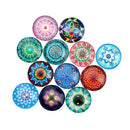 20 Pieces 12mm Glass Flatback Cabochons DIY Accessories Jewelry Making Supplies