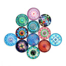 20 Pieces 12mm Glass Flatback Cabochons DIY Accessories Jewelry Making Supplies