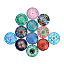 20 Pieces 12mm Glass Flatback Cabochons DIY Accessories Jewelry Making Supplies