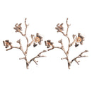 10 Piece Flower Alloy Crafts Buttons Embellishments for Bridal Wedding Decoration 4.5x4cm