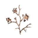 10 Piece Flower Alloy Crafts Buttons Embellishments for Bridal Wedding Decoration 4.5x4cm