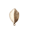 10 Pieces Vintage Alloy Gold Leaf Leaves Pendant Charms DIY Jewelry Findings