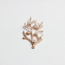 10 Pieces Gold Alloy Branches Pearl Embellishment DIY Scrapbooking Wedding Bridal Hair Craft Jewelry Findings