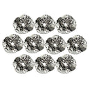 10 Pieces Antique Style Jewelry Making Alloy Flower Bead Caps for Bracelet Necklace Pendant DIY 2.4cm