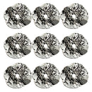 10 Pieces Antique Style Jewelry Making Alloy Flower Bead Caps for Bracelet Necklace Pendant DIY 2.4cm