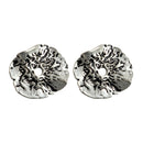 10 Pieces Antique Style Jewelry Making Alloy Flower Bead Caps for Bracelet Necklace Pendant DIY 2.4cm