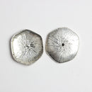 10 Pieces Tibetan Silver Flower Bead Caps Antique Alloy Spacer Beads Charms Jewelry Findings Craft DIY Supplies 3.0cm
