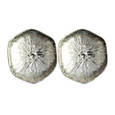 10 Pieces Tibetan Silver Flower Bead Caps Antique Alloy Spacer Beads Charms Jewelry Findings Craft DIY Supplies 3.0cm
