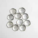 10 Pieces Tibetan Silver Flower Bead Caps Antique Alloy Spacer Beads Charms Jewelry Findings Craft DIY Supplies 3.0cm