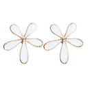 10 Pieces Alloy Flower Crystal Crafts Button Jewelry Findings for DIY Phone Case Decoration 25mm