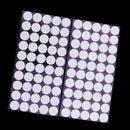 100 Pairs Nylon Hook and Loop Self Adhesive Sticky Coins Dots Spot Discs 20mm