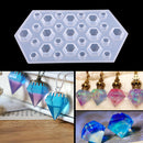 DIY Diamond Silicone Mould Jewelry Pendant Resin Casting Mold Craft Making Fondant Cake Decorating Baking Cake Mold