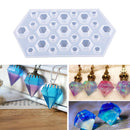 DIY Diamond Silicone Mould Jewelry Pendant Resin Casting Mold Craft Making Fondant Cake Decorating Baking Cake Mold