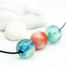 5 Pieces Transparent Sphere Pendant Mold Silicone Mould DIY Jewelry Making Tool