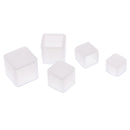 5 Pieces Silicone Square Resin Molds for Making Jewelry Craft Pendants Charms