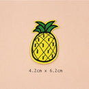 16 Pieces Fruits Design Embroidered Sew Iron on Applique Patches for DIY Crafts