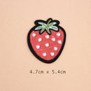 16 Pieces Fruits Design Embroidered Sew Iron on Applique Patches for DIY Crafts