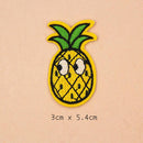 16 Pieces Fruits Design Embroidered Sew Iron on Applique Patches for DIY Crafts
