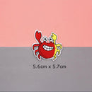 13 Pieces Assorted Marine Animal Shape Embroidered Sew Iron on Applique Patch Badge Jeans Patches
