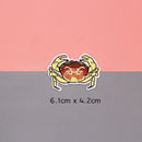 13 Pieces Assorted Marine Animal Shape Embroidered Sew Iron on Applique Patch Badge Jeans Patches