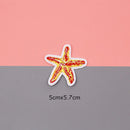 13 Pieces Assorted Marine Animal Shape Embroidered Sew Iron on Applique Patch Badge Jeans Patches